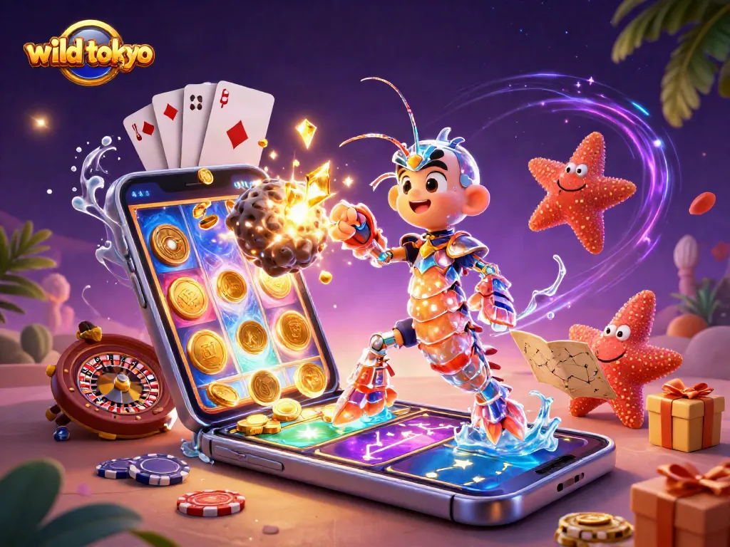 Spin vibrant reels and win at wild tokyo casino with a galactic samurai and treasures bursting forth.
